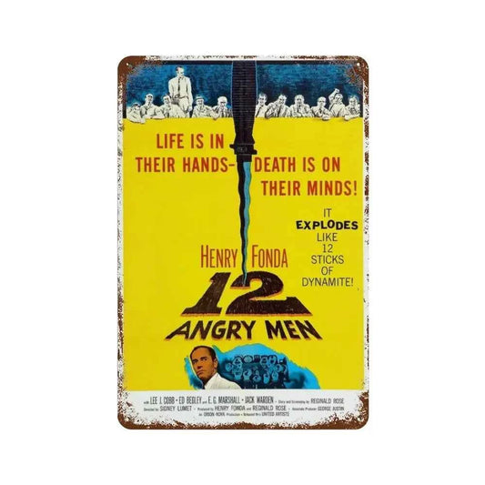 Classic American Films Metal Sign Old Movie Metal Plaque Poster Vintage Wall Plate Bar Club Wall Decor Retro Home Decor