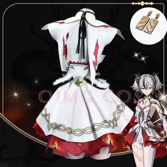 Chun Cosplay Costume Wuthering Waves Carnival Uniform Wig Anime Halloween Costumes Women Game Character Outfits