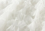 Tiered Tulle Maxi Skirt - Elegant A-Line High Waist Mesh