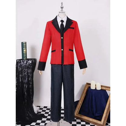 Anime Kakegurui Yomotsuki Runa Cosplay Costume JK School Girl Yumeko kishima Jacket Hoodie Coat Halloween Carnival Outfit SS69