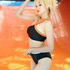 Miccostumes Women Bikini Set Swimsuit Anime Style Bathing Suit