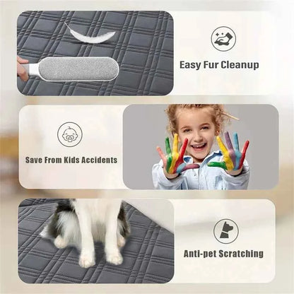 2pcs/Set Water Repellent Pets Kids Corner Sofa Seat Cover Anti Dirty Dog Bed Mattress Cover Non-Slip Chaise Longue Slipcover