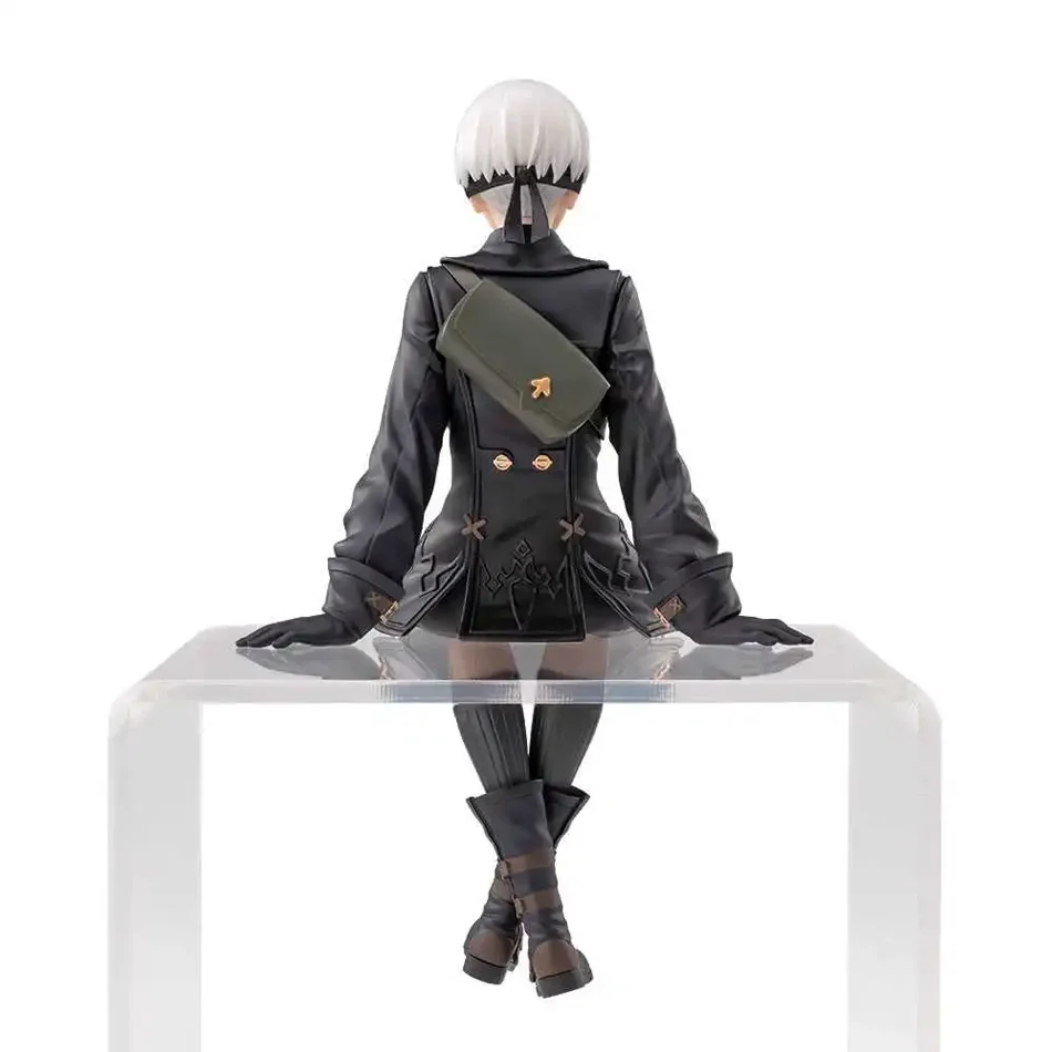 Nier Automata 2B A2 9S Sitting Position Game Figure Mechanical Lifeform Statue Collection Desktop Decoration  Toys Gifts SS69