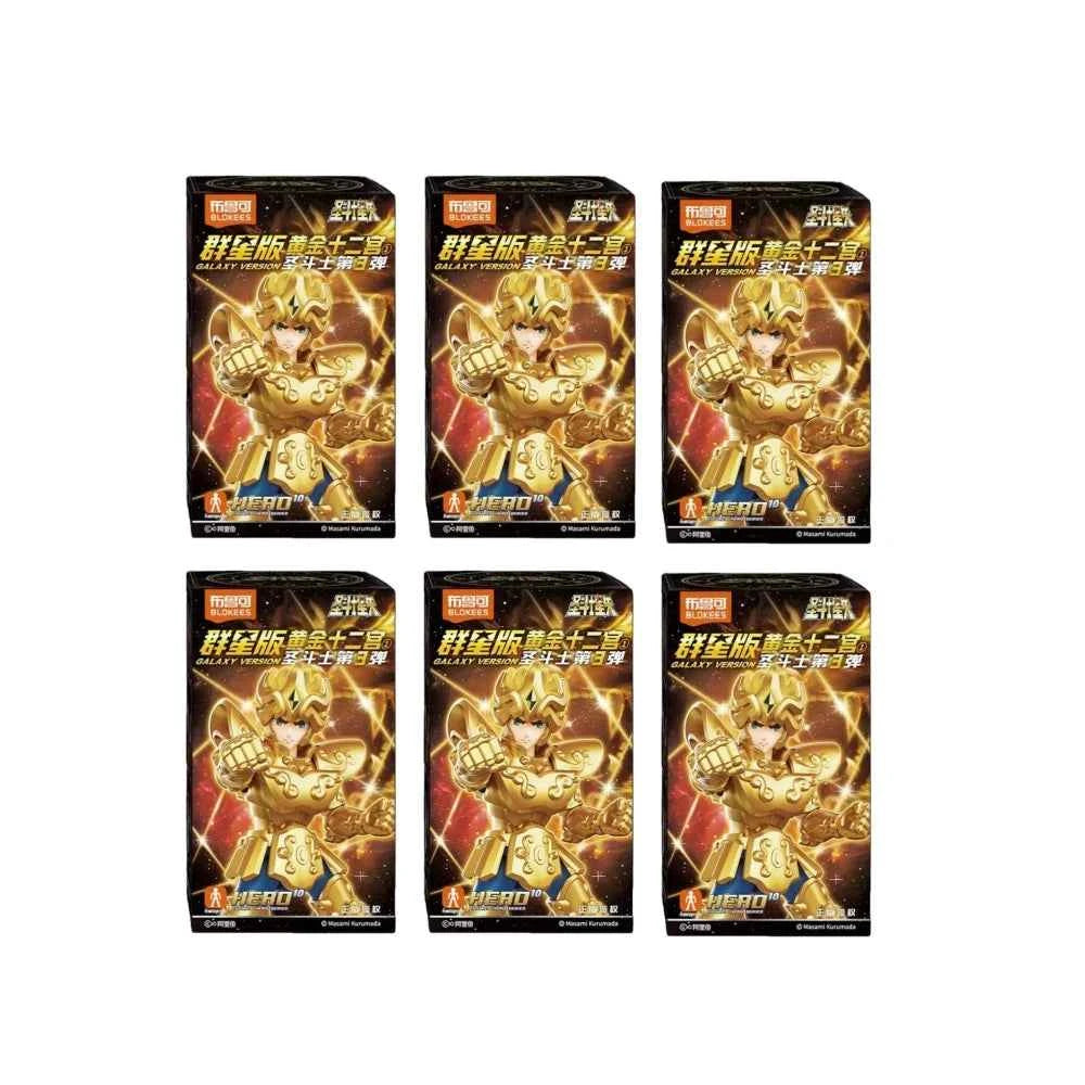New 100% Original Blokees Saint Seiya Galaxy Version Vol.3 Anime Action Figure Model Toy Birthday Christmas Gift