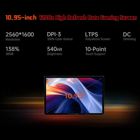 OneXPlayer X1 PRO AMD Ryzen AI 9 HX 370 /8840U PC Game Console 3 IN 1 Laptop Tablet 10.95 Inch 120 Hz AI CPU Computer Controller SS69