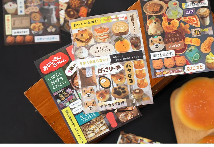 45pcs Japanese Retro Early Style Manga Cut Film Sticker Book Kawaii Girl Scrapbook Journal DIY Deco Cute Showa Phone Case Decals SS69