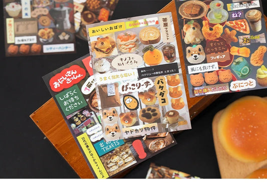 45pcs Japanese Retro Early Style Manga Cut Film Sticker Book Kawaii Girl Scrapbook Journal DIY Deco Cute Showa Phone Case Decals SS69