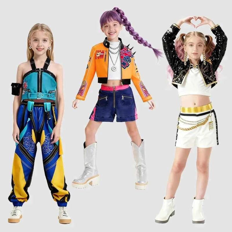 halloween costume girl anime movie cosplay role play set Halloween stage performance Korean girl group fashion costume