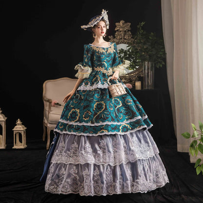New Victorian Masquerade Ball Gown for Women, 18th Century, Marie Antoinette Costume, Historical Theater Clothing, Party Dress