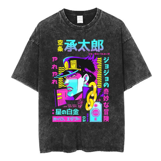SS69 Men's Jojo Bizarre Adventure Killer Queen Graphic T-Shirt Cotton Tee