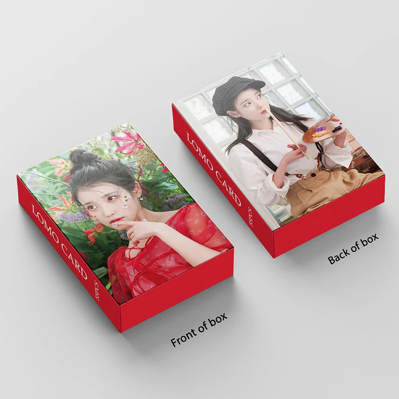55pcs/set Kpop IU The Golden Hour Lomo Cards High quality HD Photocard for fans collection Fashion Cute Fans Gift SS69