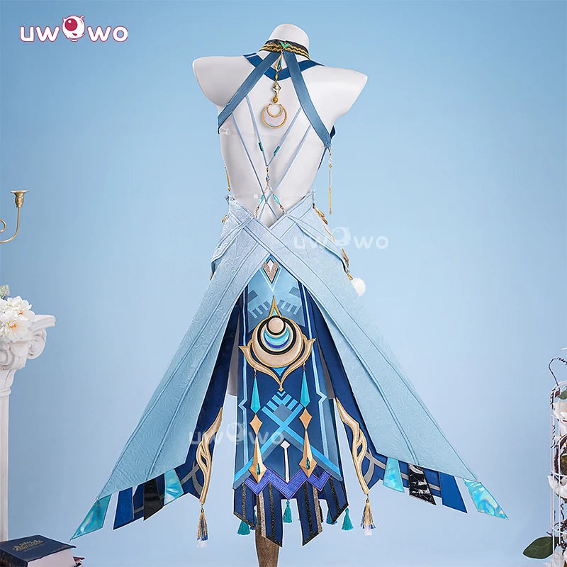 UWOWO Lauma Cosplay Collab Series: Genshin Imapct Lauma Cosplay Costume With Ears XS-2XL Halloween Costume
