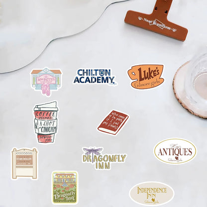 50PCS Gilmore Girls Stickers Cartoon Funny Graffiti Decals Luggage Motorcycle Gift Luggage Decorative Waterproof Phone Sticker SS69