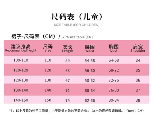 Ai Hoshino Cosplay Costume Anime OSHI NO KO Dress Lolita Skirt Uniform Halloween Party Clothes for Girl Women Kids