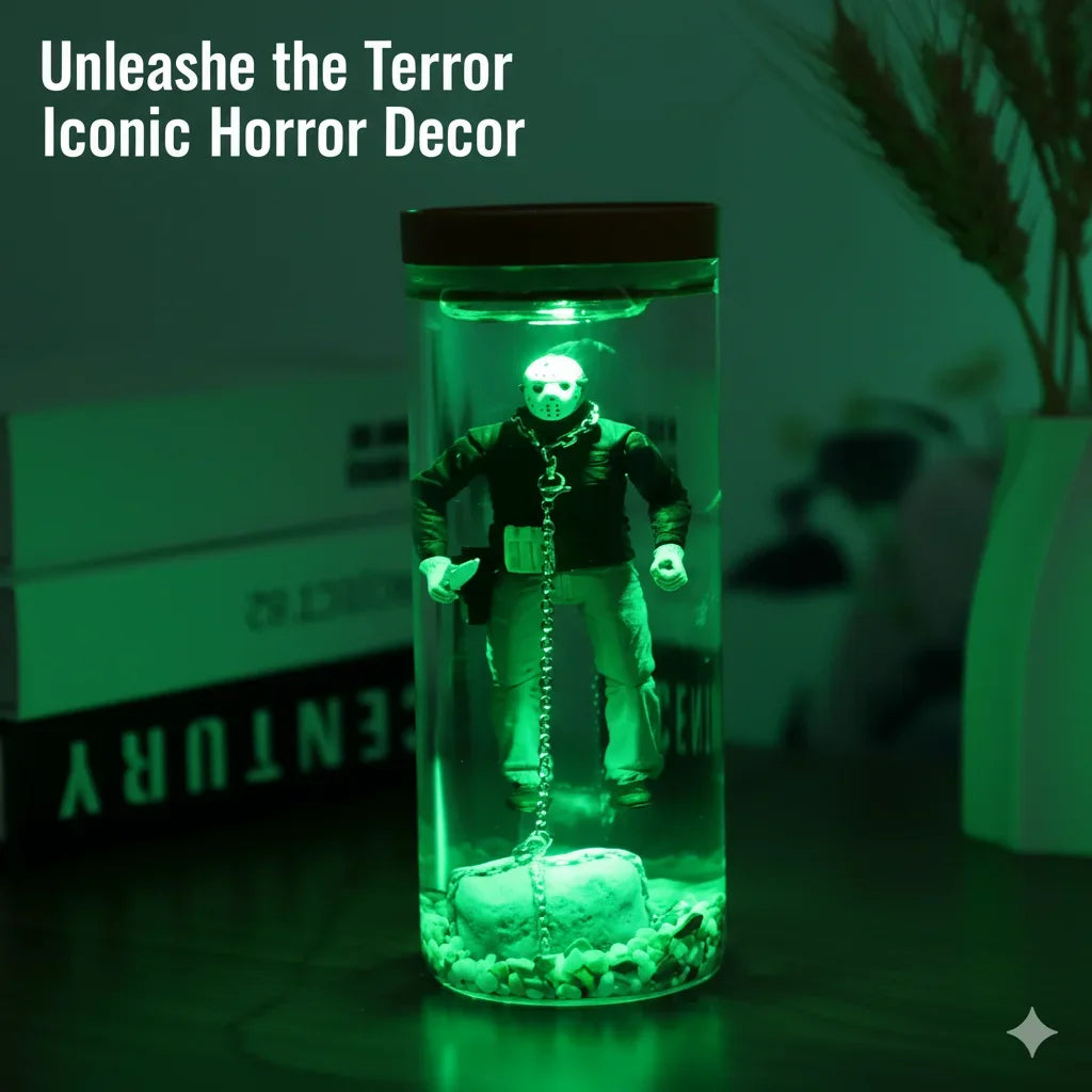 ZHUANGHUANC Alien Resin LED Lamp | Extraterrestrial Desk Decor