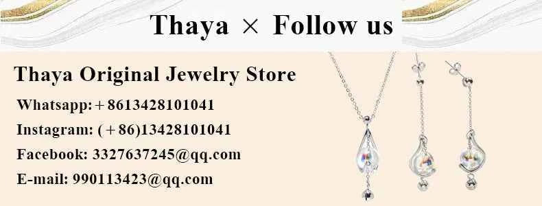 Thaya Original Design Star and Moon Earrings S925 Silver Needle Studs Earring For Women Vintage Earring Fashion Crystal Jewelry