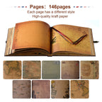 Our Adventure Book 146 Page DIY Handmade Photo Album Scrapbook Retro Kraft Album Anniversary Wedding Memory Mother's Day Gift SS69