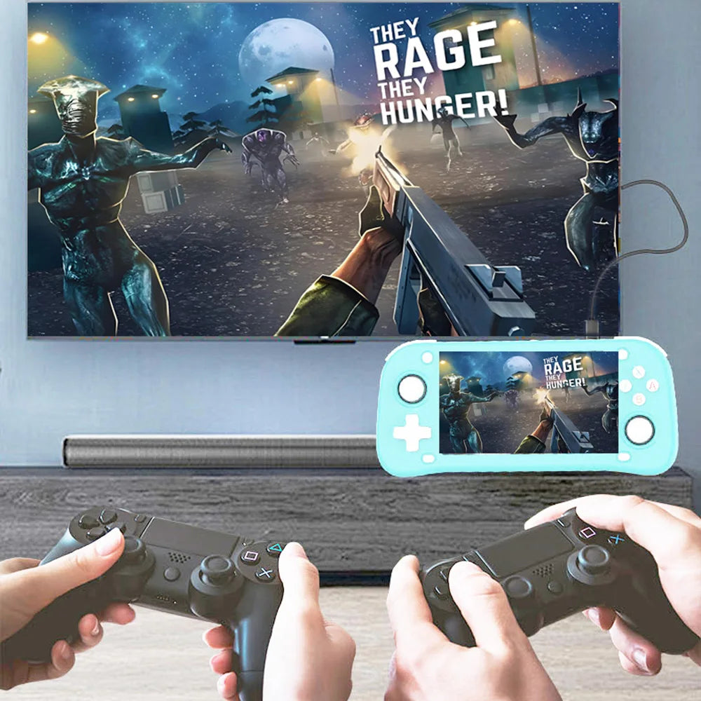 WDYQJE Open Source XF43 Retro Handheld Game Console Linux System Gaming Video Players Console Portable Pocket Device Child Gift SS69