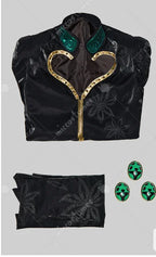 Miccostumes Men's Golden Wind Black Cosplay Costumes The Godfather Black Version Halloween cosplay costume