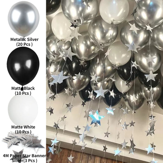 SS69 24-Piece Latex Balloon Set for Party and Birthday Decorations