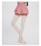 Daydance Women's High Waist Ballet Dance Shorts - Nylon Bloomers