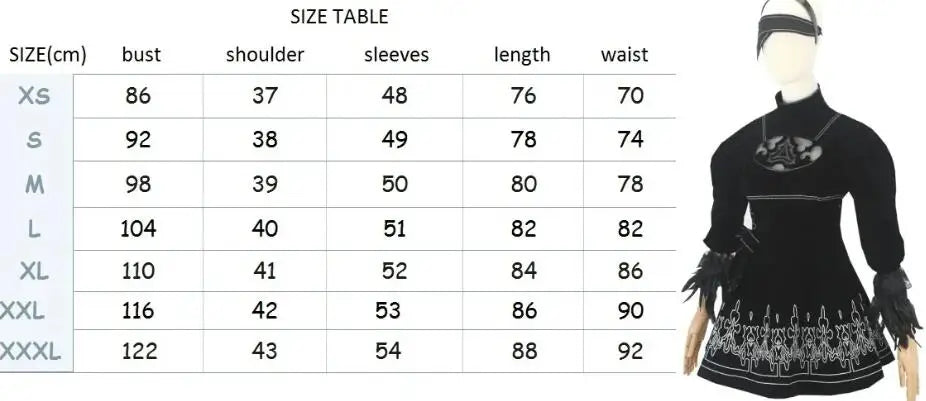 8PCS Nier Automata Cosplay Costume Yorha 2B sexy Outfit Games Suit Women Role Play Costumes Girls Halloween Party Fancy Dress SS69