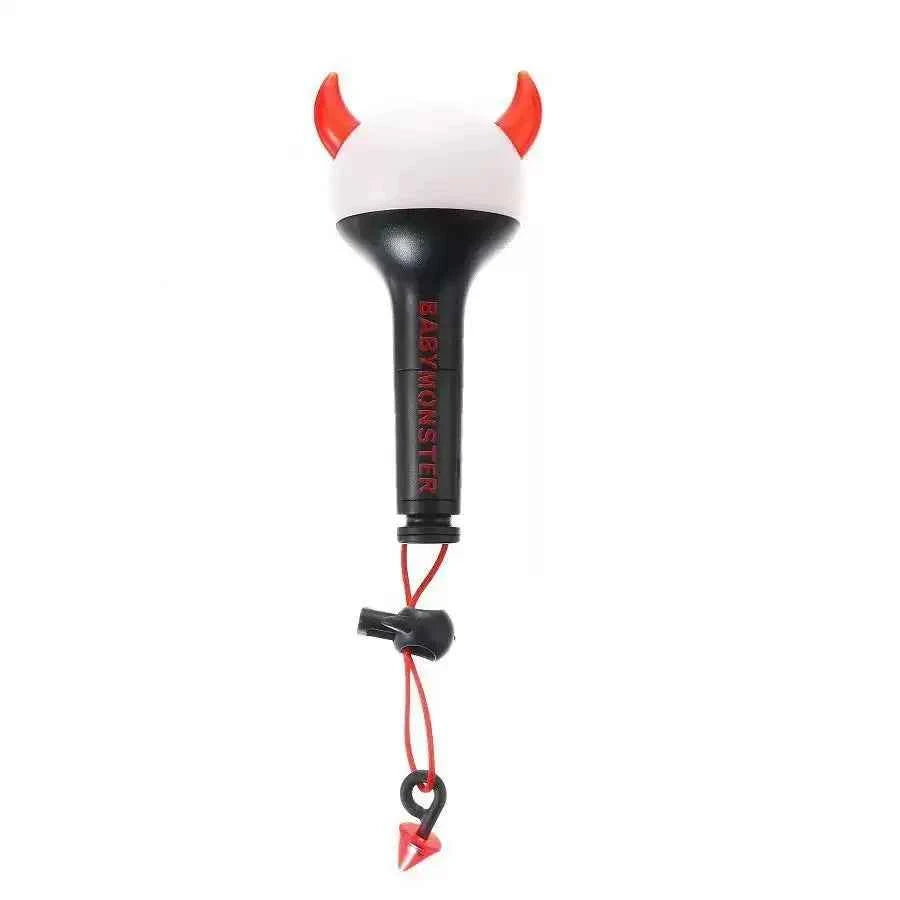Mini Babymonster Lightstick Keychain Light-Up Support Light Pendant