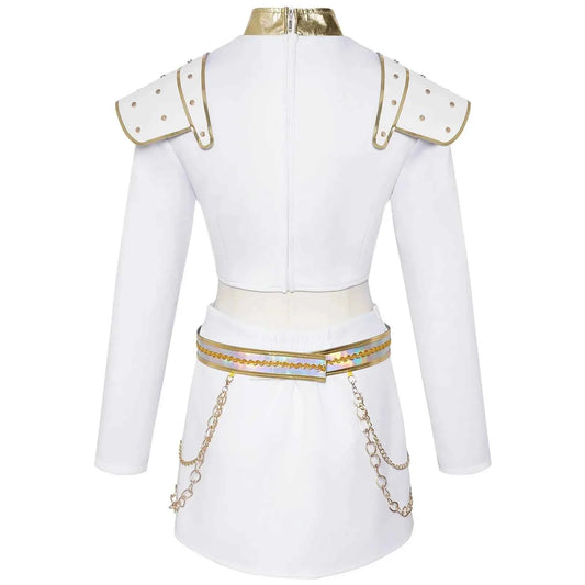 Kids Rumi Zoey Mira Cosplay KPop Demon Hunters Costume Women Girls Black Golden Suit Saja Boys Halloween Role Playing Outfits