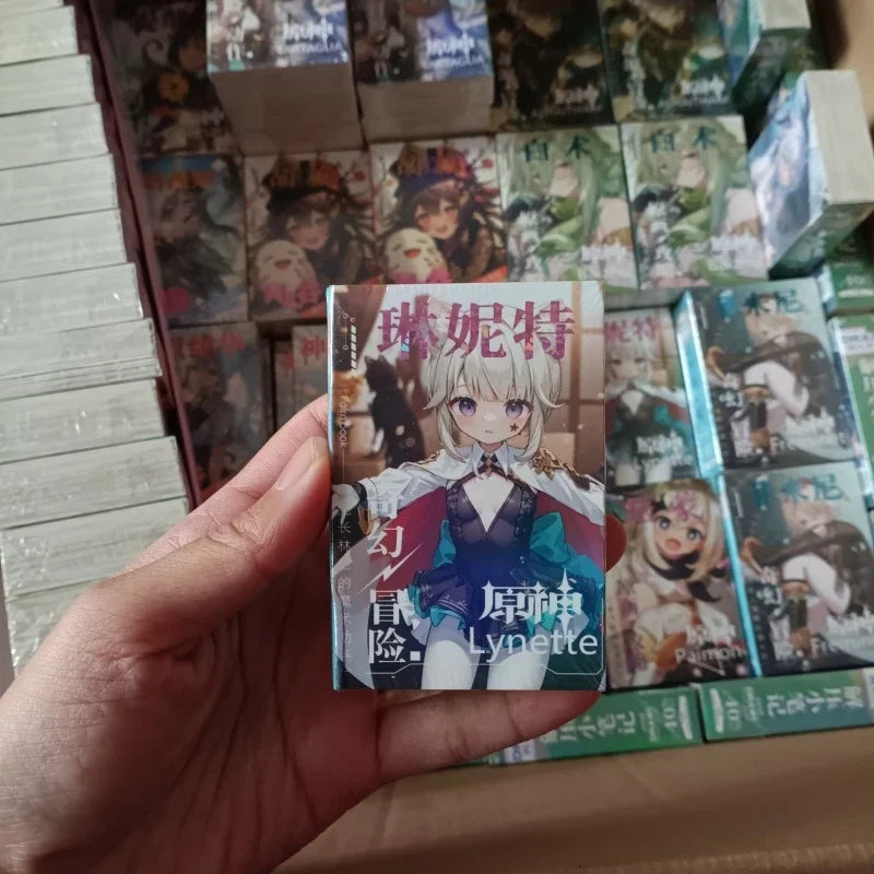 Game Impact Alhaitham Anime Project 40 Sheets 80 Pages Double-sided Mini Characters 68x60mm Magazine Miniature Comic Books SS69 9.69 Lynette / 40 Sheets 80 Pages