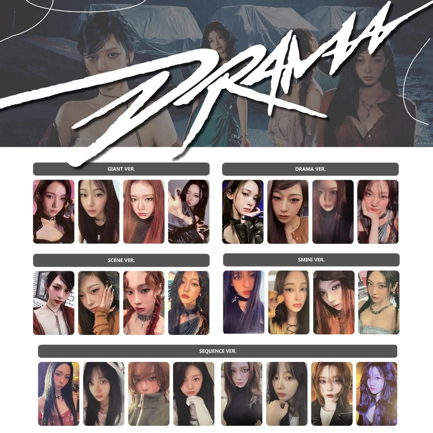 KPOP New Album HOT MESS Japan Single Photocards Giselle Winter Karina Ningning Poster Limited Ver Selfie Lomo Cards Fans Gifts SS69