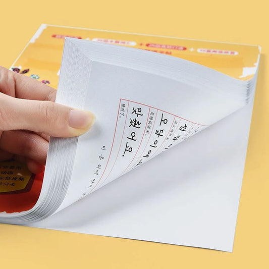 Children Learning Korean/chinese Books Reusable Calligraphy Copybook Alphabet/word Kids Handwriting Practice Writing Art Libros SS69