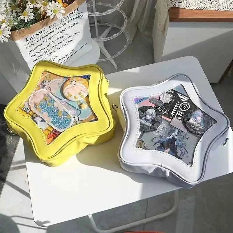 Original Cute Kawaii Ita Bag Anime Five Pointed Star Two-dimensional Crossbody Bag Street Fashion Ulzzang Shoulder Bag