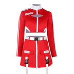 Women's Red Jazz Dance Performance Suit