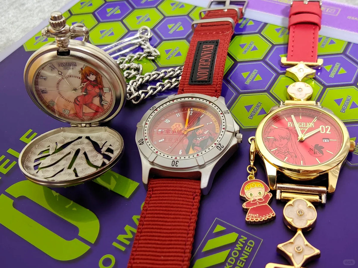 Original Boxfun Eva Evangelion The Final Mission Series Wrist Watch Blind Box Asuka Anime Peripheral Ornament Birthday Gifts Toy