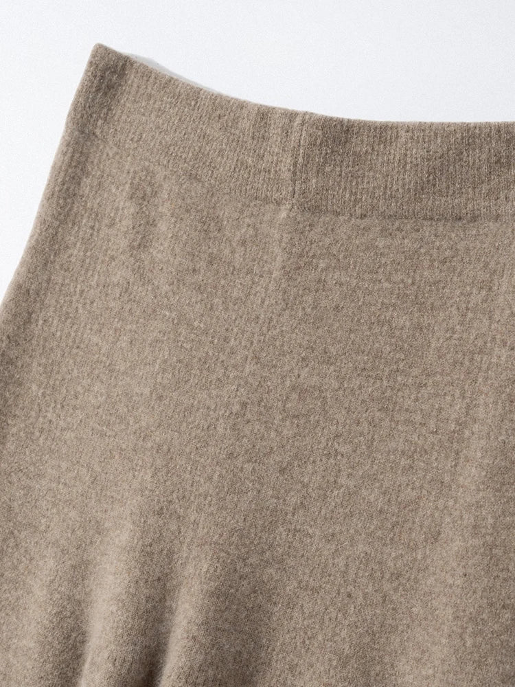 CHICUU Women 100% Cashmere Legging elasticity Slim Pants Autumn Winter Thick Basic Leggings Soft Warm Cashmere Knitwear SS69