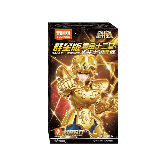 New 100% Original Blokees Saint Seiya Galaxy Version Vol.3 Anime Action Figure Model Toy Birthday Christmas Gift