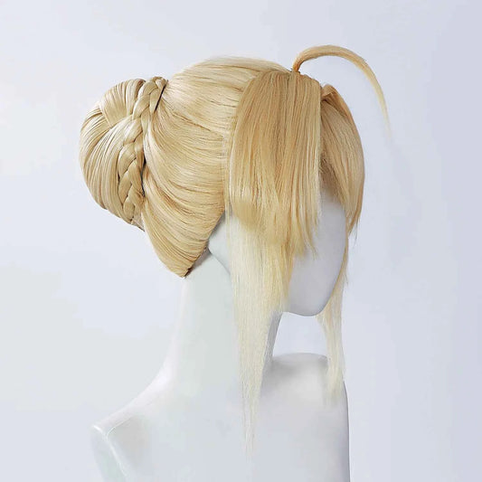 Honkai Star Rail HSR Fate Saber Cosplay Costume Wig Women Halloween Carnival Party Role Playing Dress Outfits Clothes