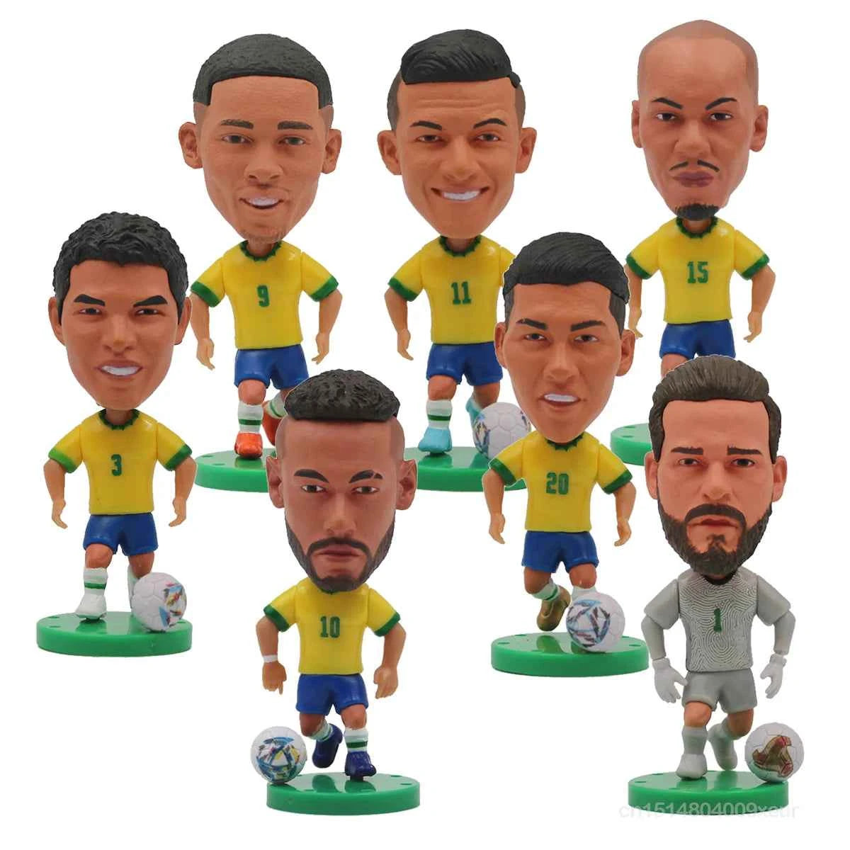 6.5cm HAALAND MODRIC RONALDO YAMAL 2.5in Team Activity Doll Toy Figurine