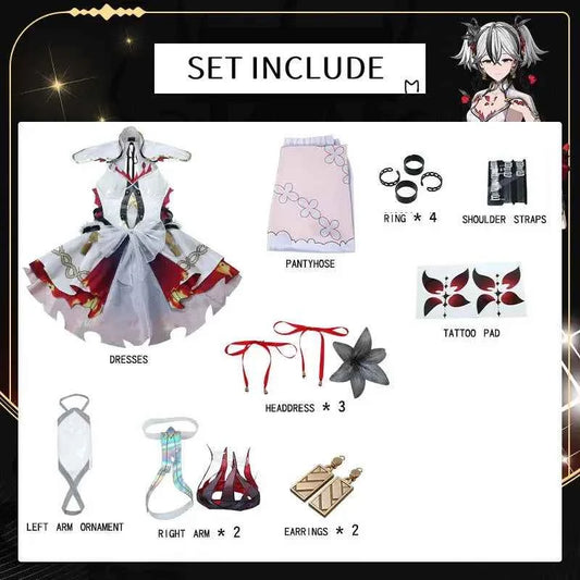 Chun Cosplay Costume Wuthering Waves Carnival Uniform Wig Anime Halloween Costumes Women Game Character Outfits