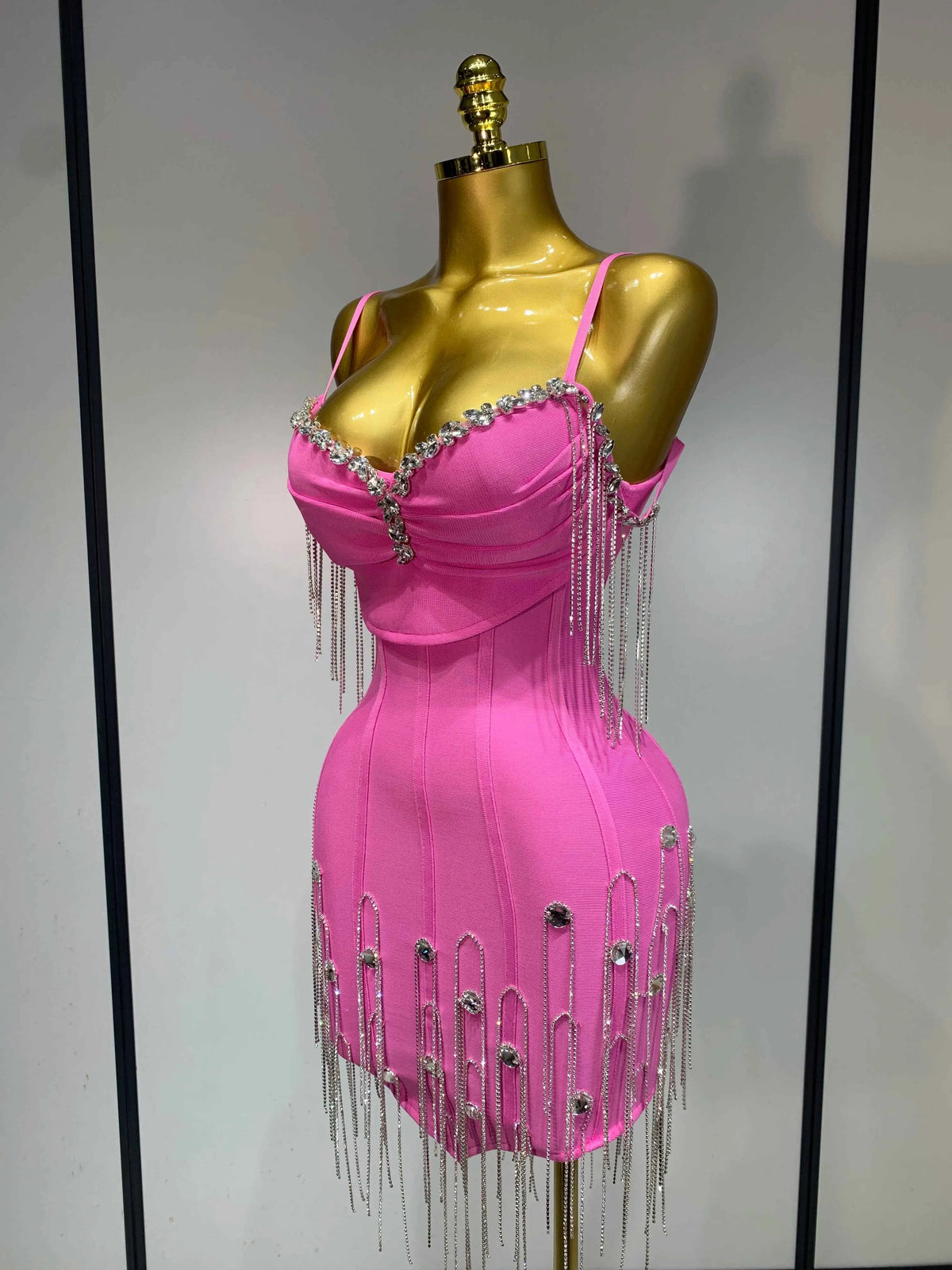 Women Sexy Backless Spaghetti Strap Bodycon Sleeveless Bandage Dress 2025 Elegant Prom Gown Club Evening Party Birthday Dresses