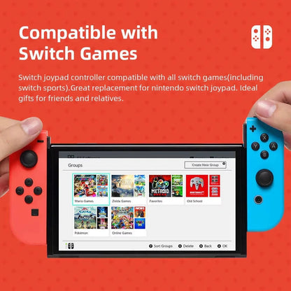 Joycons Gamepad For Nintendo Switch/Ios/Android/Pc Bluetooth Wireless Controller Joystick With Trubo Video Game Consoles SS69