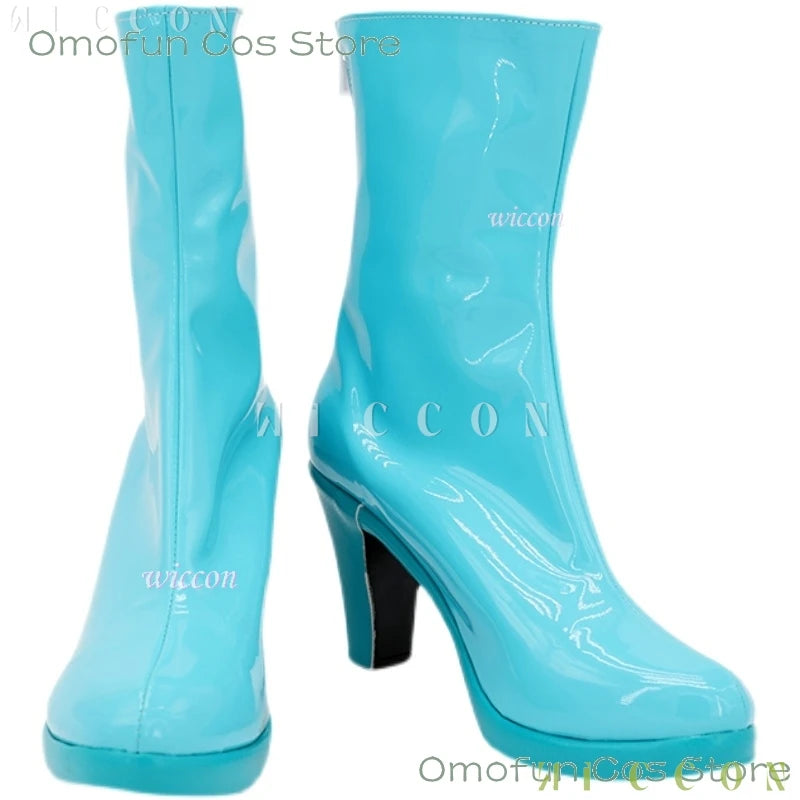 Anime Club Cartoon Princess Bloom Cosplay Shiny Skirt Adult Women Girls Style Clothes Halloween Party Dress-up Blue Suit