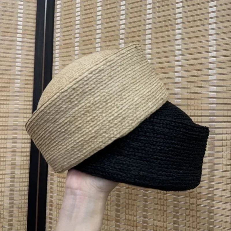 Women's Fashion Papyrus Beret Hat - Breathable Summer Sun Cap
