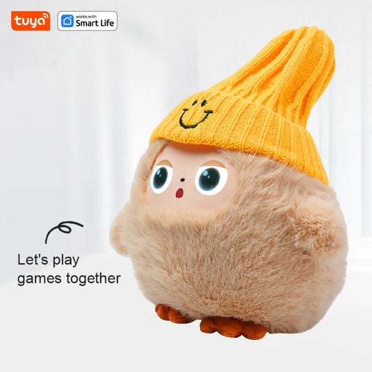 SS69 Nunu-AI Interactive Plush Toy with Smart Voice, LED Eyes and Tuya App