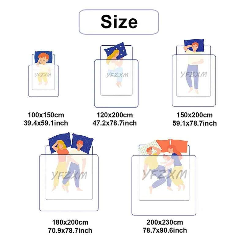 Thicken Warm Flannel Blanket Super Soft Fluffy Queen Blanket Single Double Size Cozy Skin-friendly Multifunctional Nap Blanket