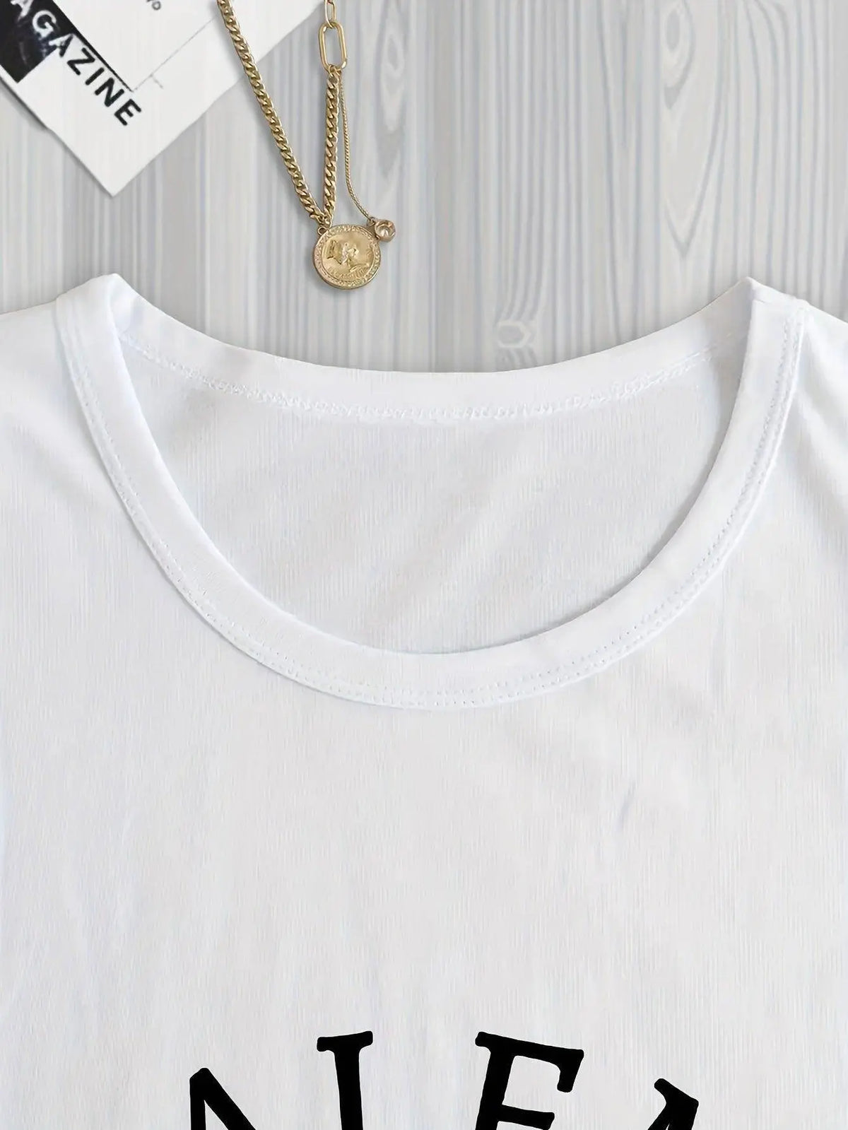 Salem Witch Riding Broomstick Print T-Shirt for Women - Casual Polyester Knit Fabric, Short Sleeve, Regular Fit, Halloween Themed, H Shape, Pullover with Round Neckline - Summer Collection SS69