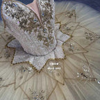 BT01574 high quality tailored Fairy doll swan lake  gradient champange performance Wear Ballet Tutu Costumes