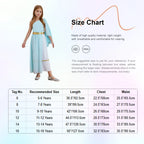 iEFiEL Girls Greek Nymph Toga Dress One Shoulder Lyrical Dance