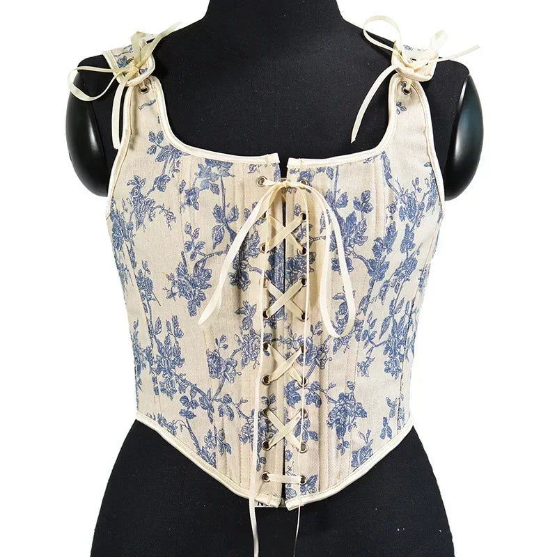 VISIVANEC Lolita Corset Tank Top Women's Slimming Bustier