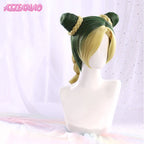 Bizarre Adventure Kujo Jolin Cosplay Wig Jolyne  Short Heat Resistant Synthetic Hair Party Wigs + Wig Cap